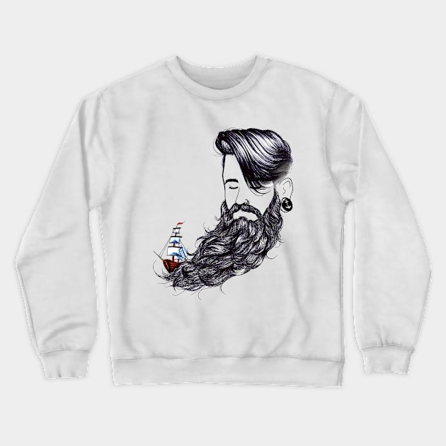 Captain Crewneck Sweatshirt by setedodois